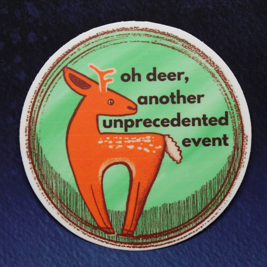 Oh Deer... Vinyl Sticker