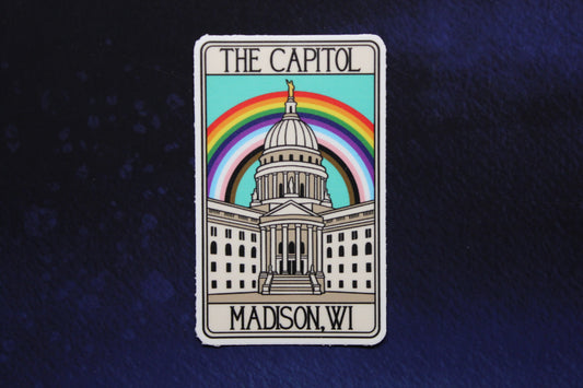 Madison, WI Rainbow Tarot Card