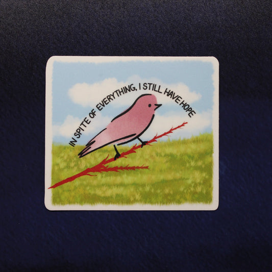Hope Birb Vinyl Sticker