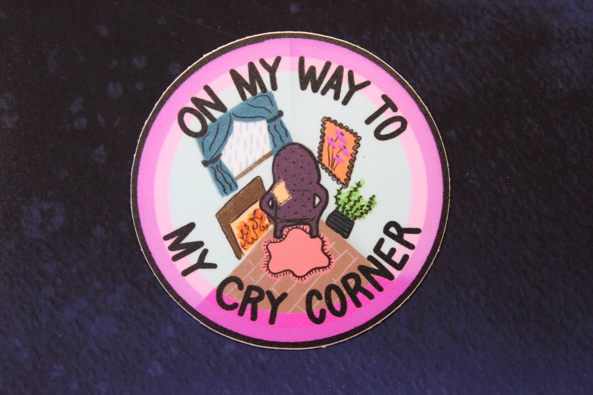 Cry Corner Vinyl Sticker