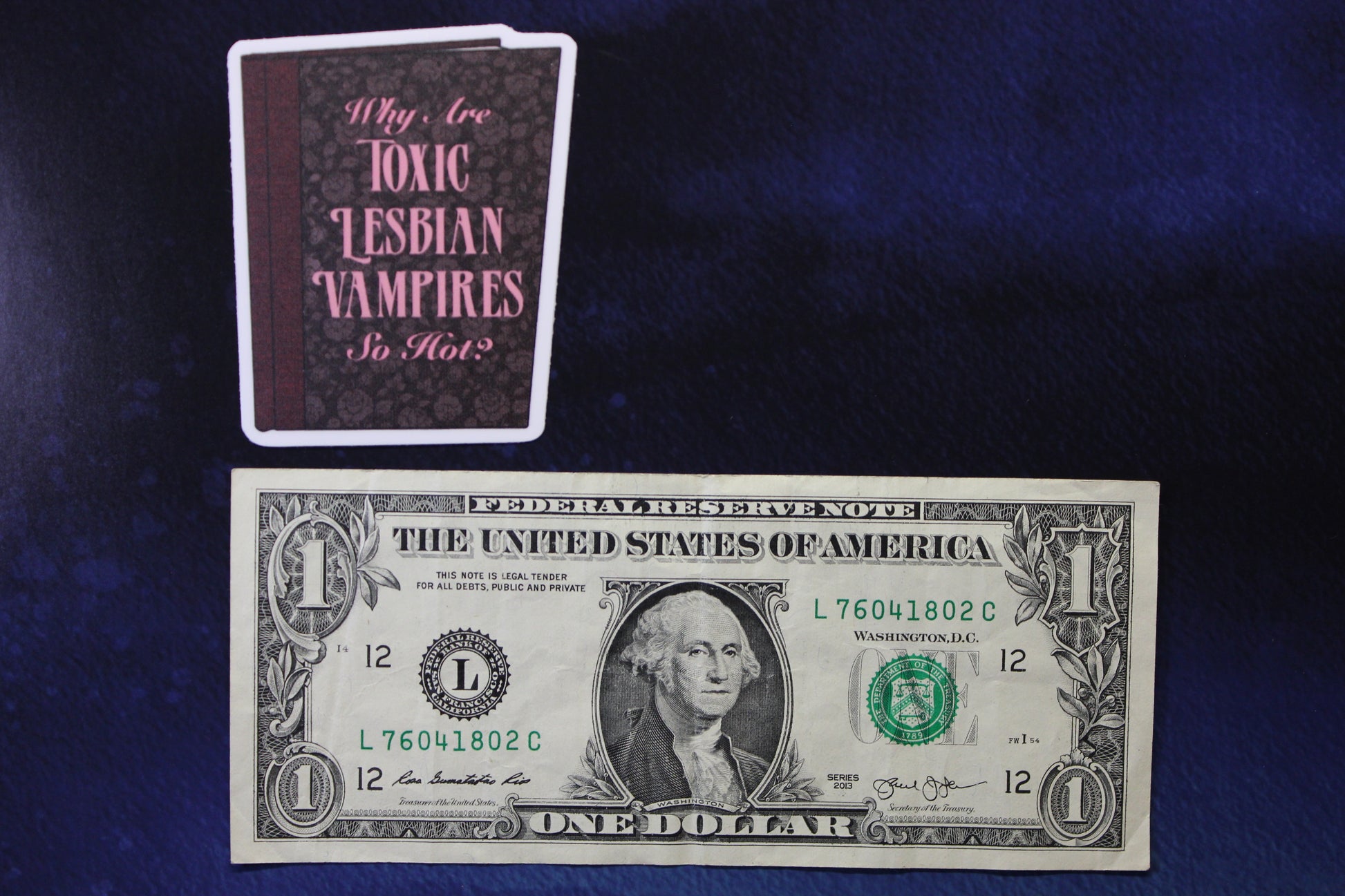 Toxic Lesbian Vampires Vinyl Sticker