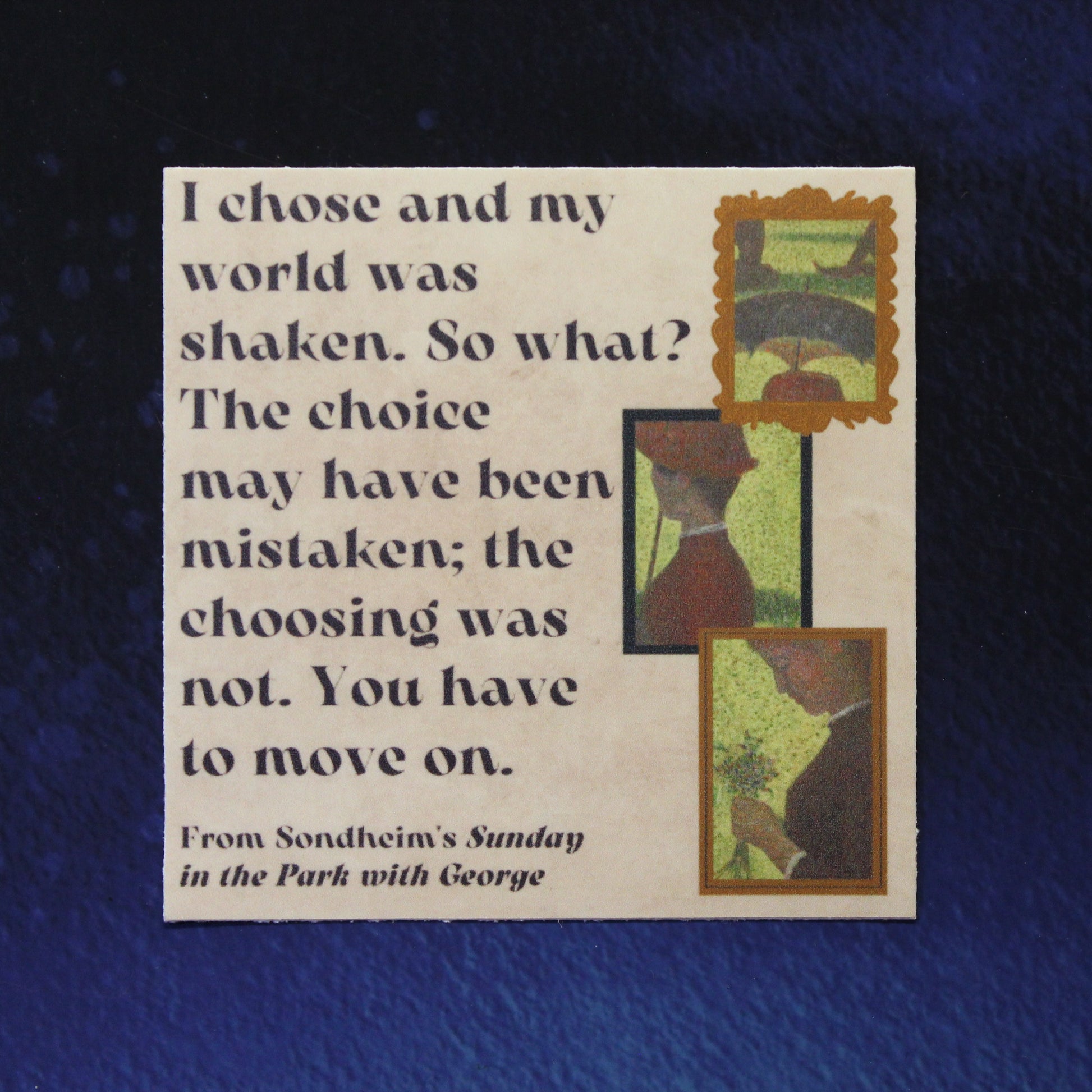 Sondheim Sticker