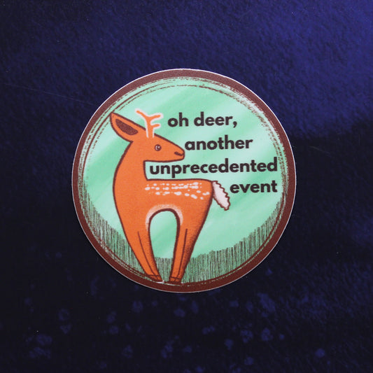 Oh Deer... Vinyl Sticker