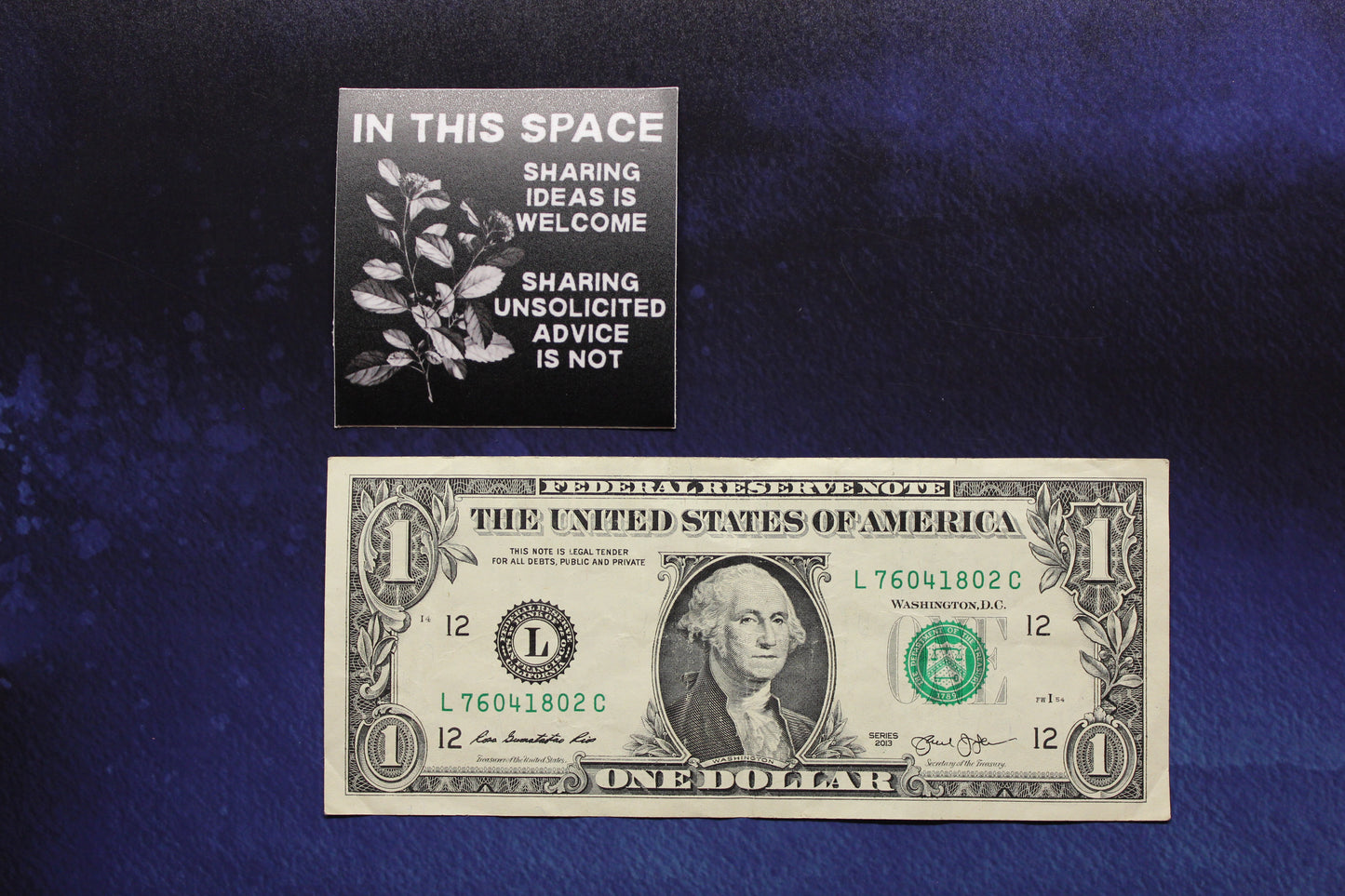 In This Space Vinyl Sticker