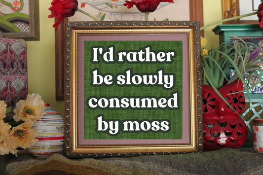 Moss Print Ready to Frame