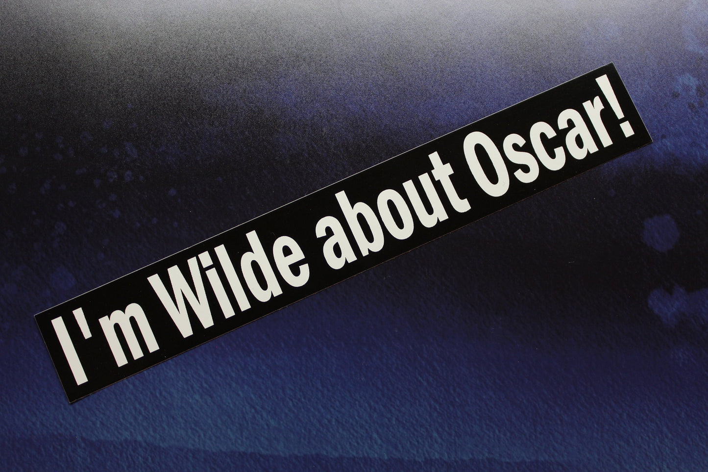 I'm Wilde about Oscar vinyl bumper sticker car bike guitar laptop