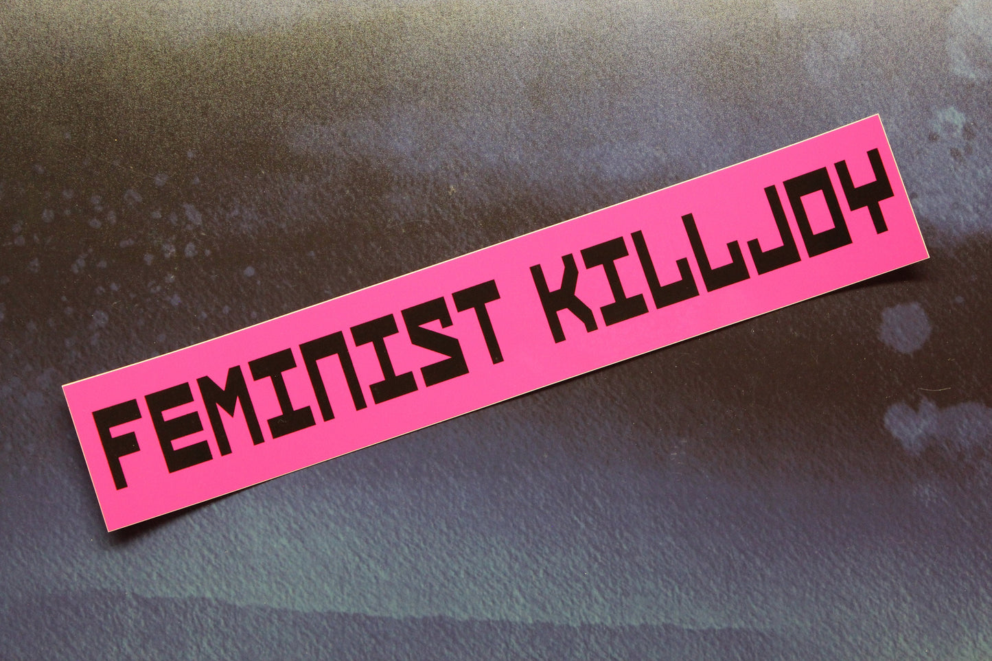 Feminist Killjoy Vinyl Decal Bumper Sticker Car Laptop Bike Guitar Resist Resistance Feminism