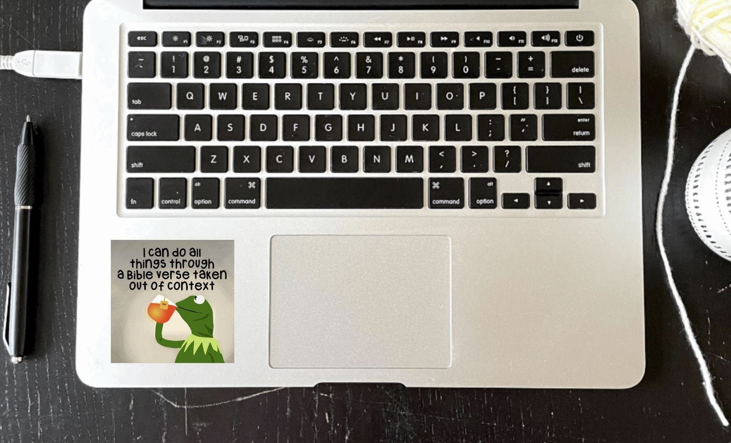 Kermit Tea Meme Sticker