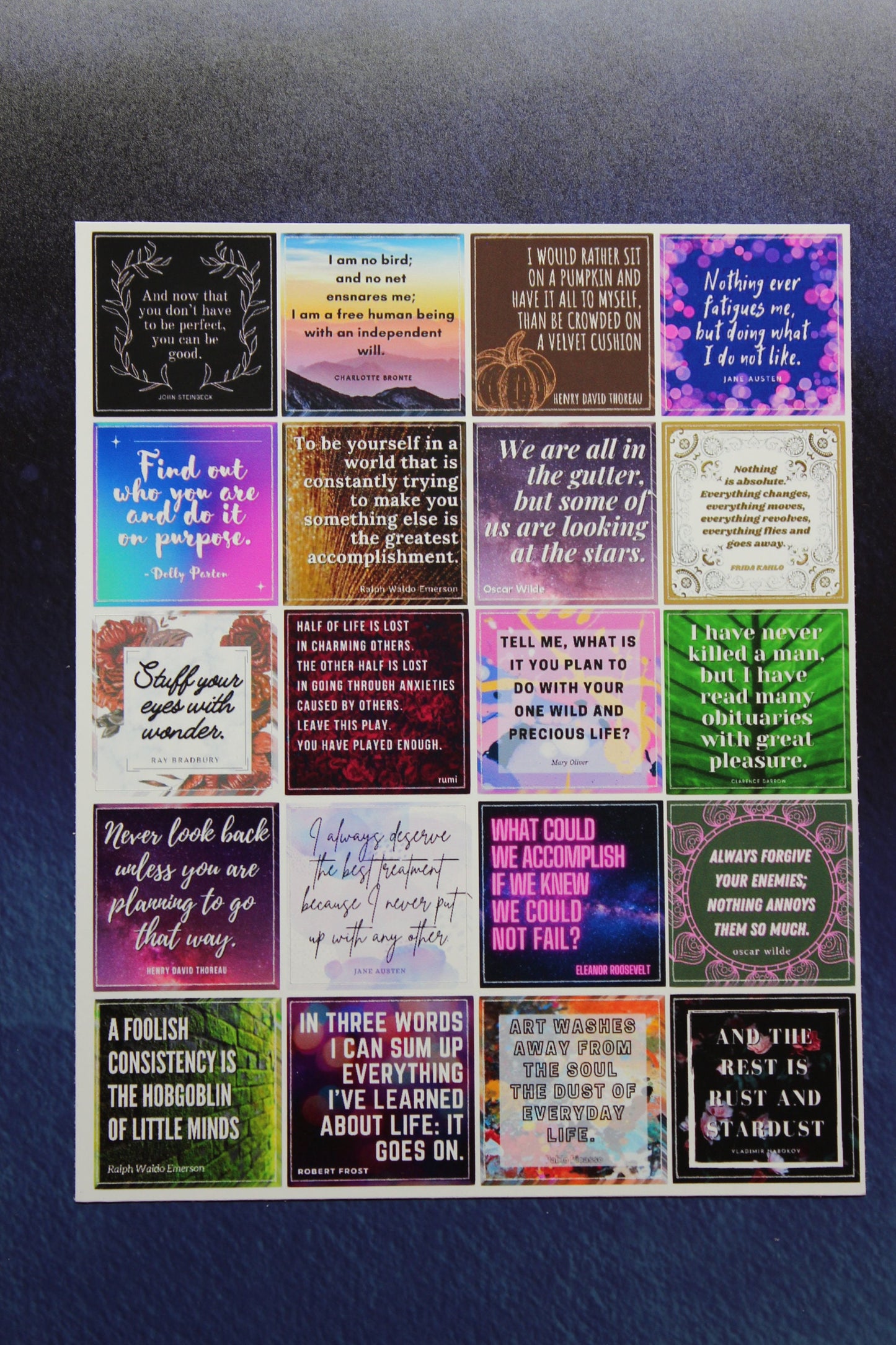 Glossy Paper Stickers