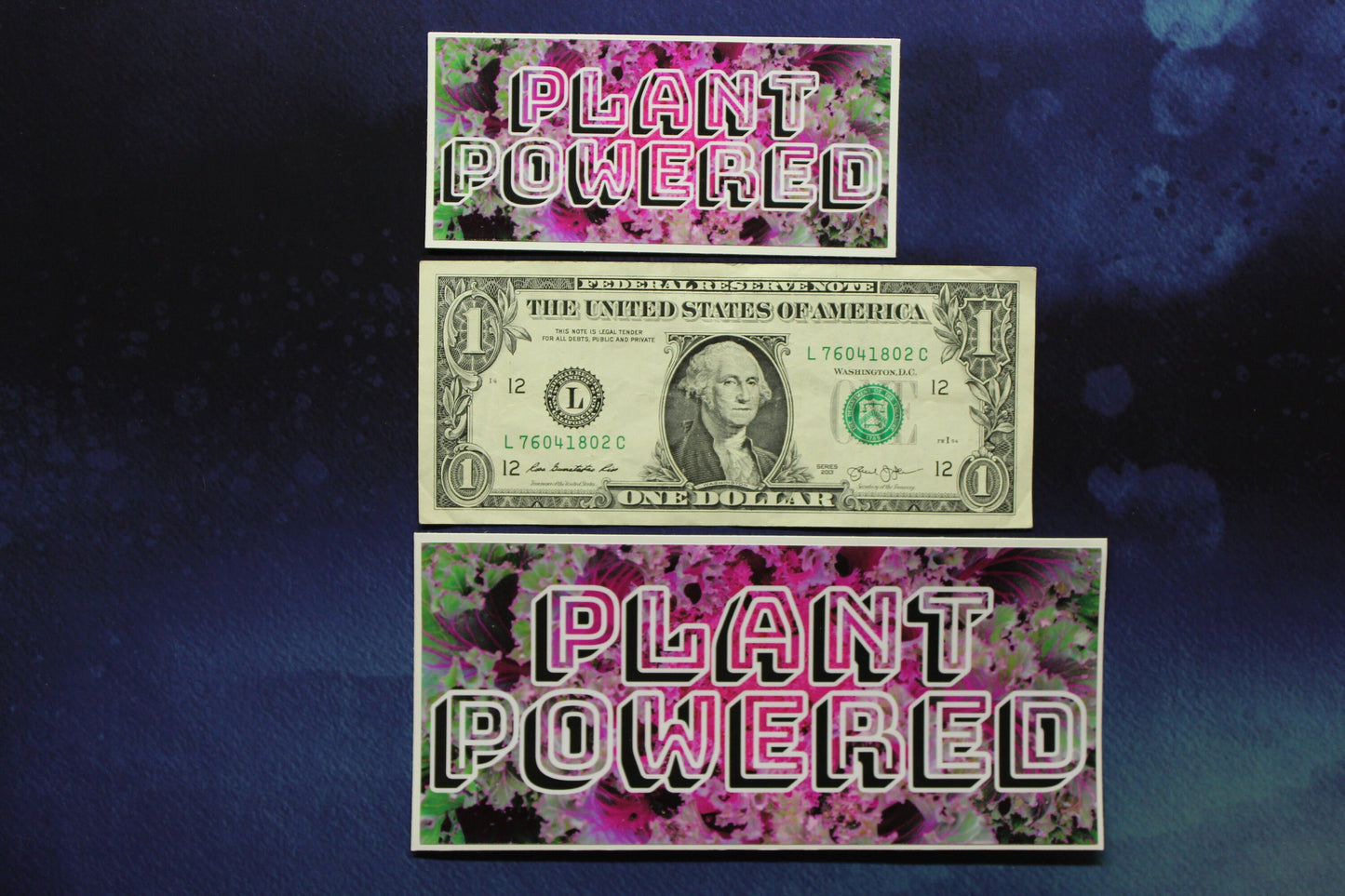 Plant Powered Vinyl Sticker Vegan