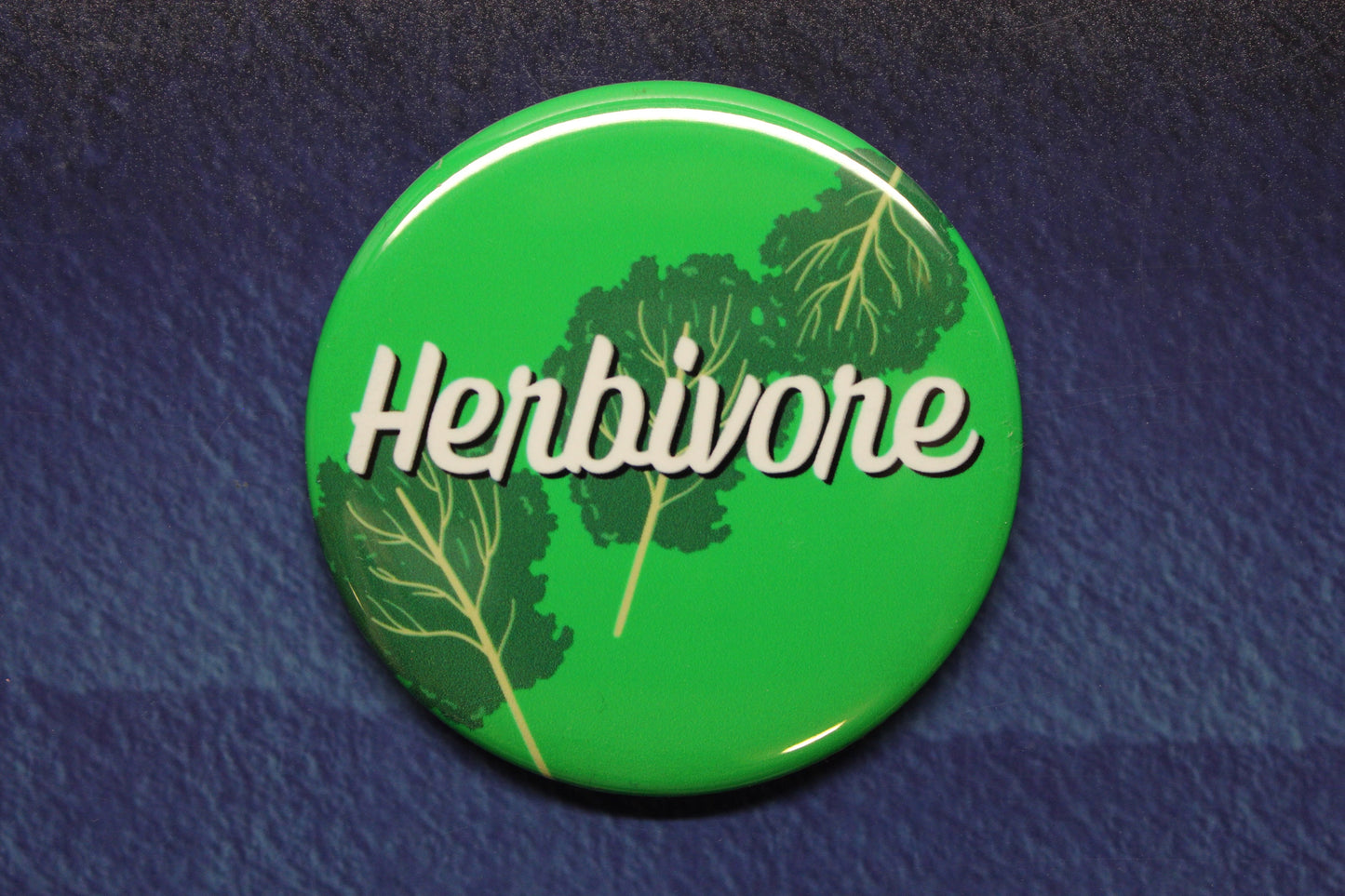 Herbivore Button Magnet or Bottle Opener Vegan