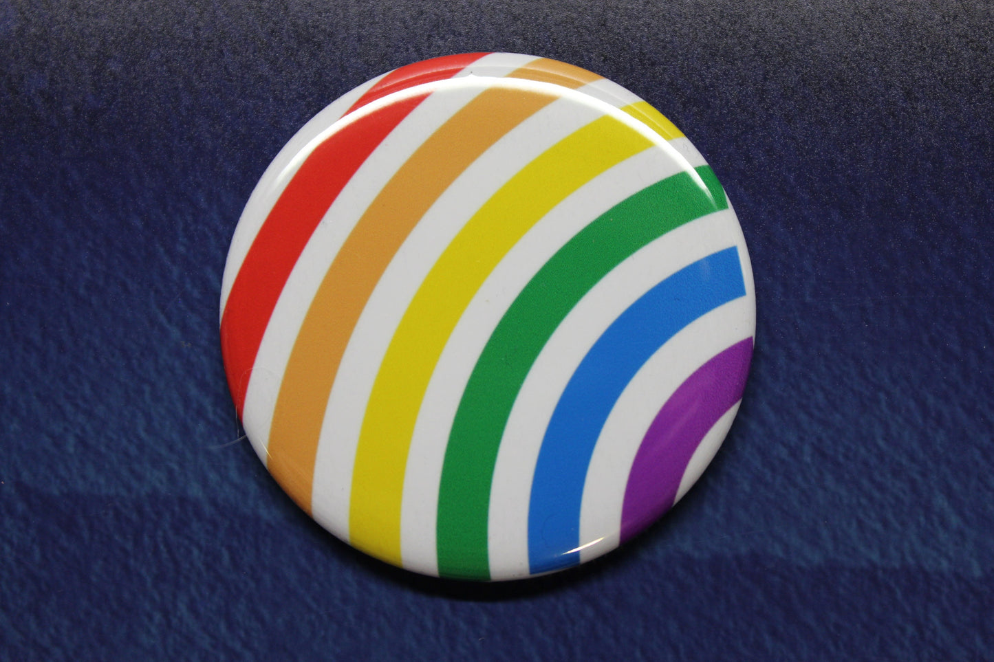 Pride Rainbow Button Magnet or Bottle Opener