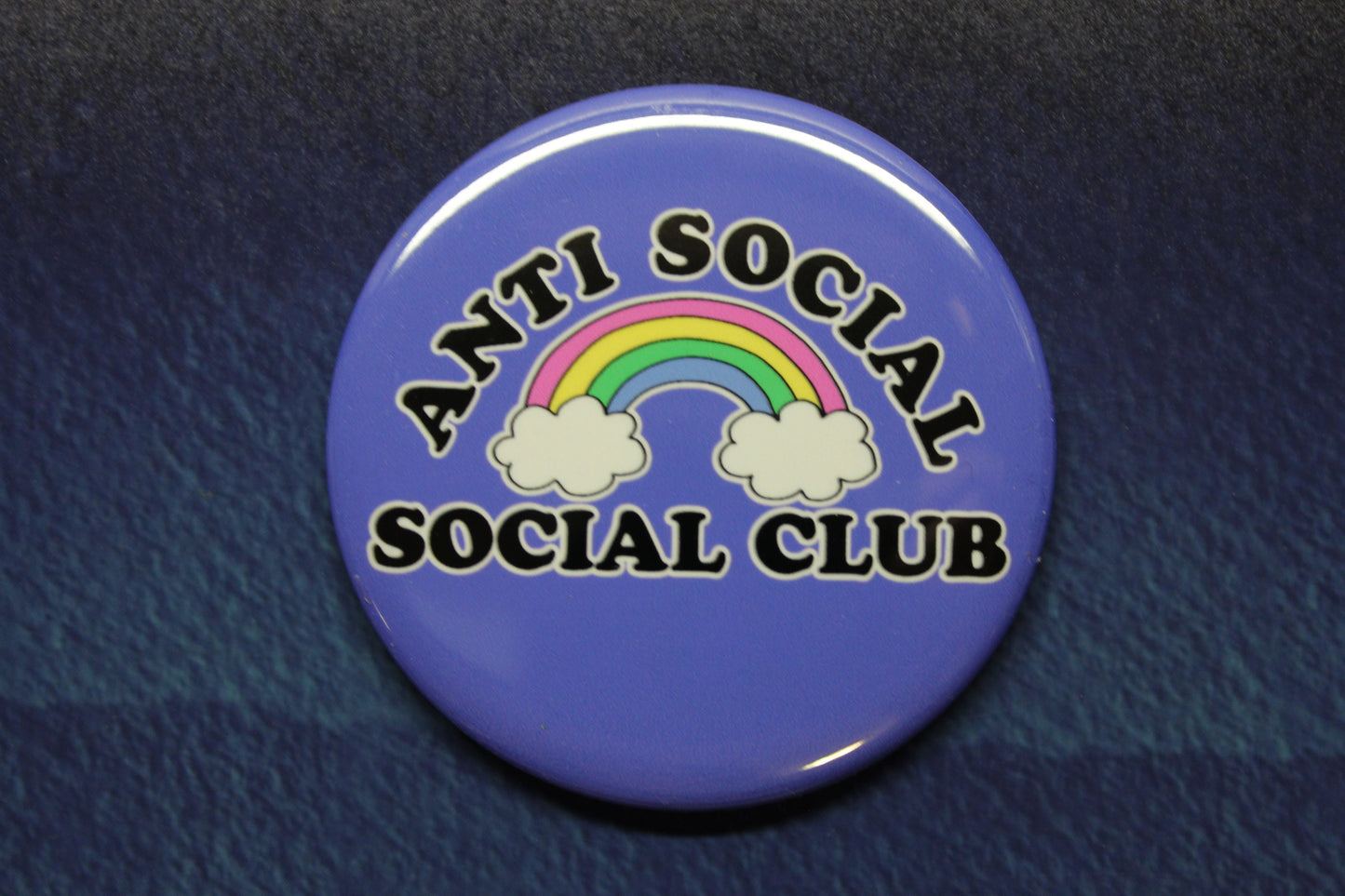 Anti Social Social Club Button Magnet or Bottle Opener