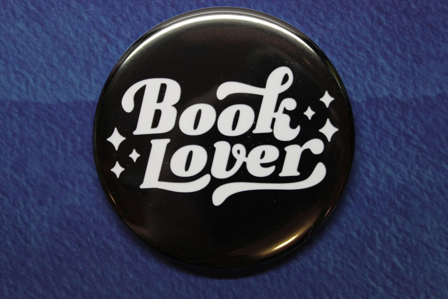 Book Lover Button Magnet or Bottle Opener