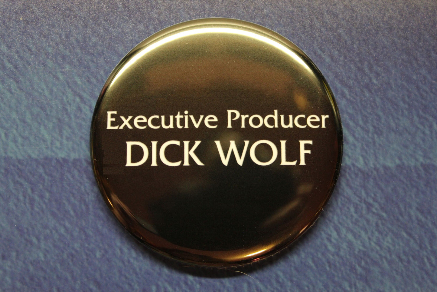 Law & Order Dick Wolf Button Magnet or Bottle Opener Special Victim's Unit SVU